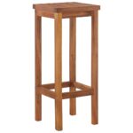 Bar Stools 8pcs Solid Wood Acacia