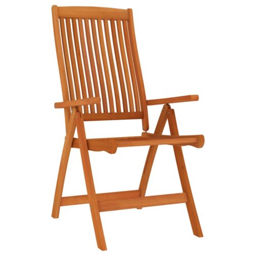 Folding Garden Chairs 4pcs Solid Wood Eucalyptus