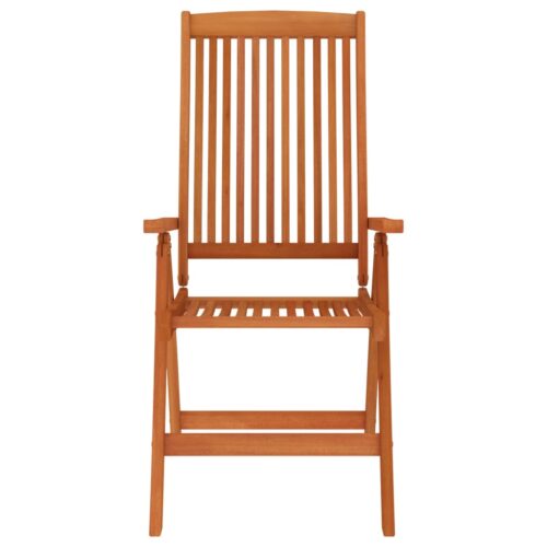 Folding Garden Chairs 4pcs Solid Wood Eucalyptus - Image 4