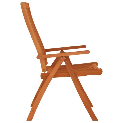 Folding Garden Chairs 4pcs Solid Wood Eucalyptus - Image 5