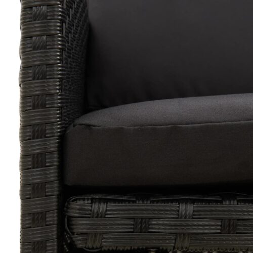 4x Patio Chairs Set Wicker Rattan Outdoor Garden Bistro Dining Lounge Sofa Seats - Image 7