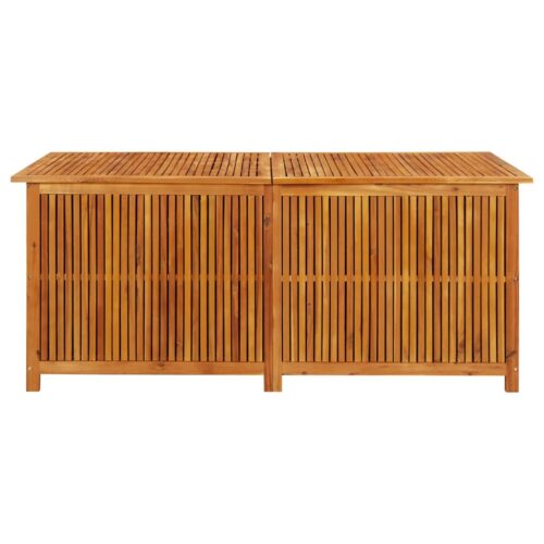Garden Storage Box 175x80x75cm Solid Wood Acacia - Image 2