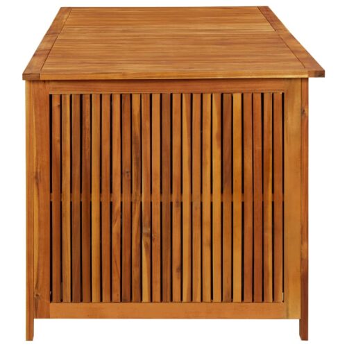 Garden Storage Box 175x80x75cm Solid Wood Acacia - Image 3