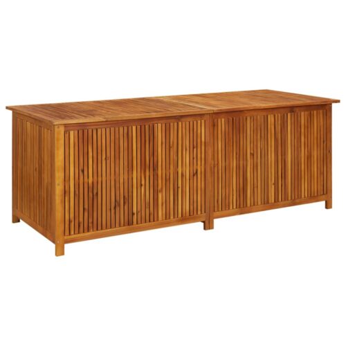 Garden Storage Box 200x80x75cm Solid Wood Acacia