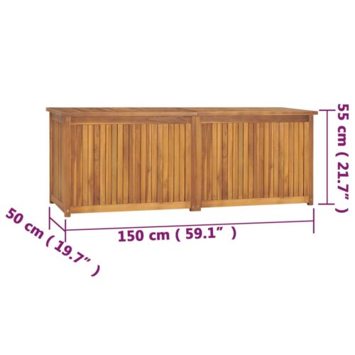 Garden Box 150x50x55cm Solid Wood Teak - Image 11