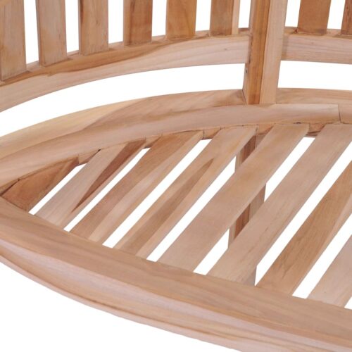 Banana Bench 200cm Solid Teak Wood - Image 5
