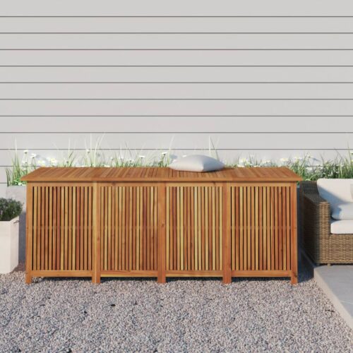 Garden Storage Box 200x80x75cm Solid Wood Acacia