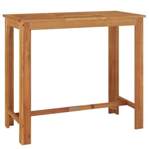 7-Piece Garden Bar Set Wood Timber Outdoor Patio Furniture Acacia - Image 4