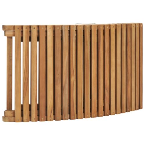 3-Piece Folding Garden Lounge Set Solid Teak Wood - Image 5