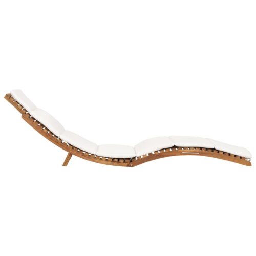 Sun Loungers 2pcs with Cushions Solid Wood Teak - Image 5