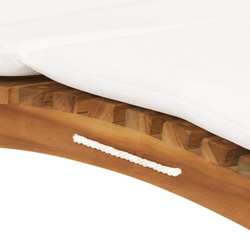 Sun Loungers 2pcs with Cushions Solid Wood Teak - Image 7