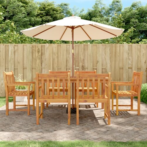 Garden Chairs 6pcs 56x55.5x90cm Solid Wood Acacia - Image 9
