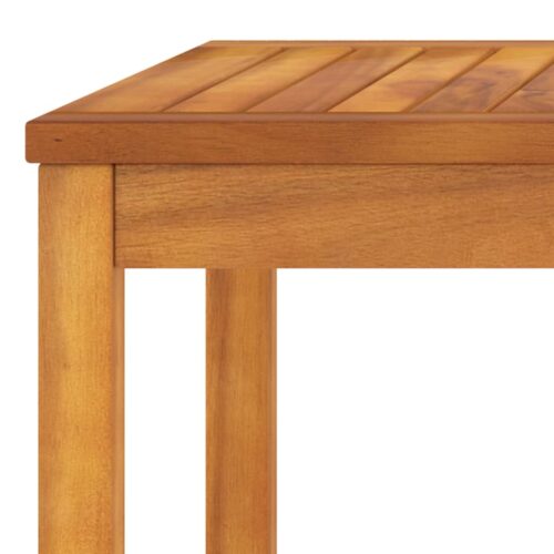 4-Piece Garden Lounge Set with Cushion Cream Acacia Wood Timber Outdoor Patio Furniture - Image 9