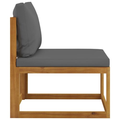 4-Piece Garden Lounge Set with Cushion Acacia Wood Timber Outdoor Patio Furniture - Image 10