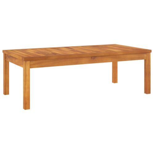 4-Piece Garden Lounge Set with Cushion Acacia Wood Timber Outdoor Patio Furniture - Image 8
