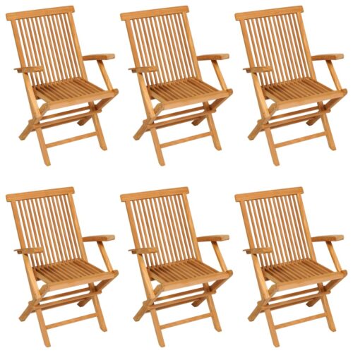 7-Piece Garden Dining Set Acacia Wood Timber Outdoor Patio Furniture - Image 7