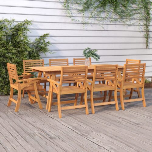 Garden Chairs 8pcs 58x58x87cm Solid Wood Acacia - Image 6