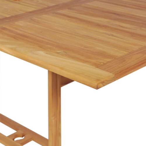 7-Piece Garden Dining Set Acacia Wood Timber Outdoor Patio Furniture - Image 4