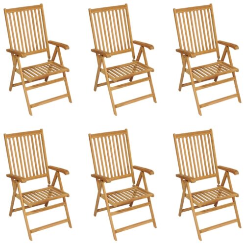 7-Piece Garden Dining Set Acacia Wood Timber Outdoor Patio Furniture - Image 5