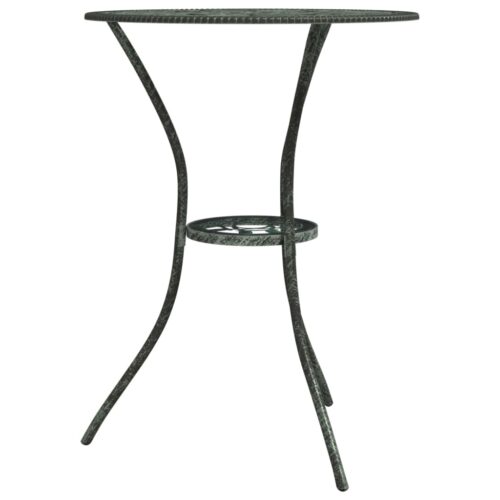 3-Piece Bistro Set Cast Aluminium Green - Image 4