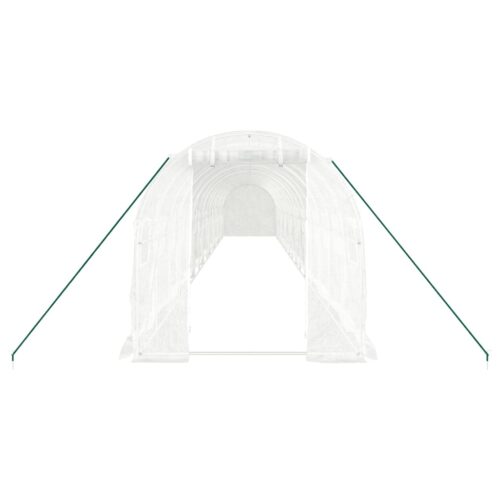 Greenhouse with Steel Frame White 32m 16x2x2m - Image 4