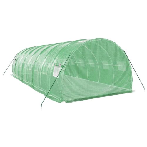 Steel Frame Greenhouse Walk-in Tunnel Garden Shed Plant House Green 24m 8x3x2m - Image 6