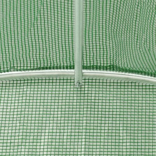 Steel Frame Greenhouse Walk-in Tunnel Garden Shed Plant House Green 24m 8x3x2m - Image 9