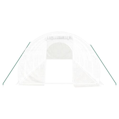 Greenhouse with Steel Frame White 30m 10x3x2m - Image 4