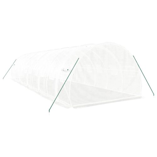Greenhouse with Steel Frame White 30m 10x3x2m - Image 6