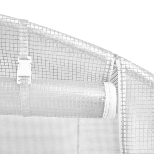 Greenhouse with Steel Frame White 30m 10x3x2m - Image 8