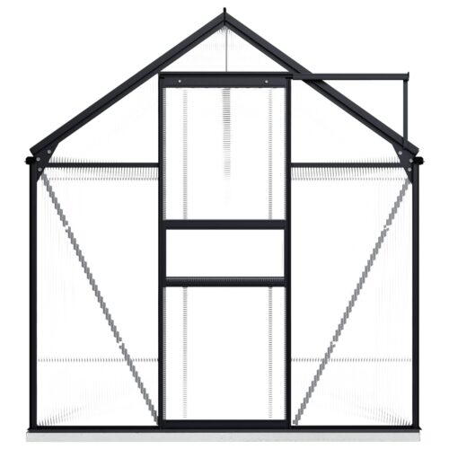 Greenhouse with Base Frame Anthracite Aluminium 7.03m - Image 2