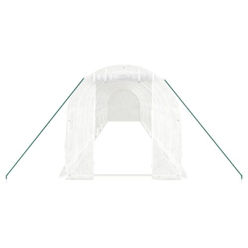 Greenhouse with Steel Frame White 24m 12x2x2m - Image 4