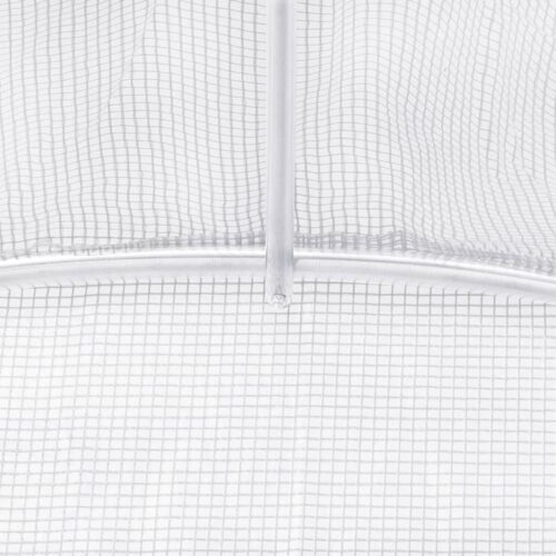 Greenhouse with Steel Frame White 24m 12x2x2m - Image 9