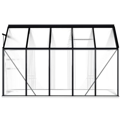 Greenhouse with Base Frame Anthracite Aluminium 5.89m - Image 4