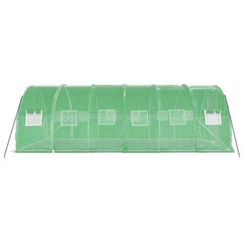 Greenhouse with Steel Frame Green 18m 6x3x2m - Image 5
