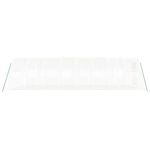 Greenhouse with Steel Frame White 24m 8x3x2m - Image 5