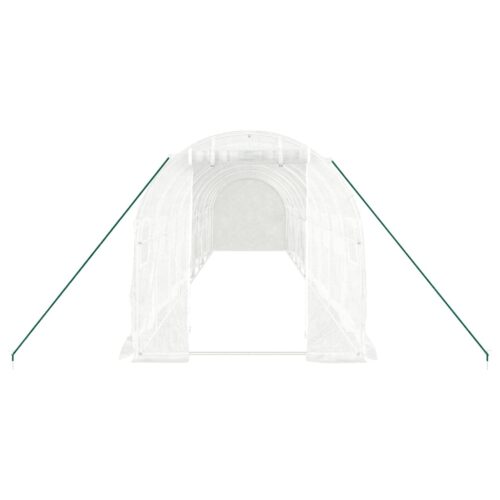 Greenhouse with Steel Frame White 20m 10x2x2m - Image 4