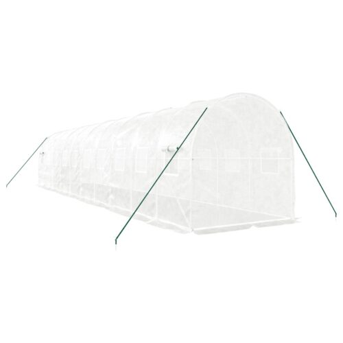 Greenhouse with Steel Frame White 20m 10x2x2m - Image 6