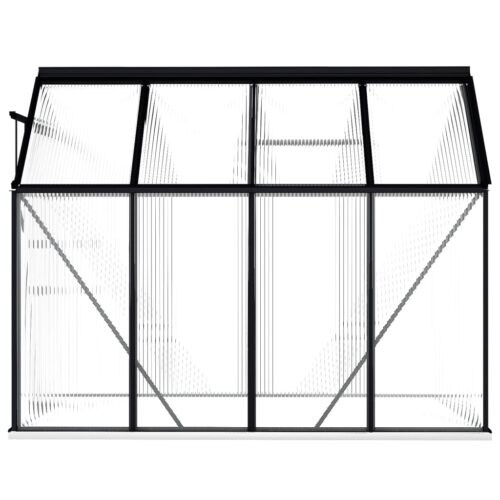 Greenhouse with Base Frame Anthracite Aluminium 4.75m - Image 4