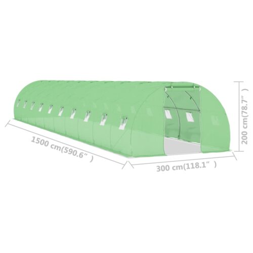 Greenhouse 45m 15x3x2m - Image 11