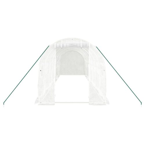 Greenhouse with Steel Frame White 16m 8x2x2m - Image 4