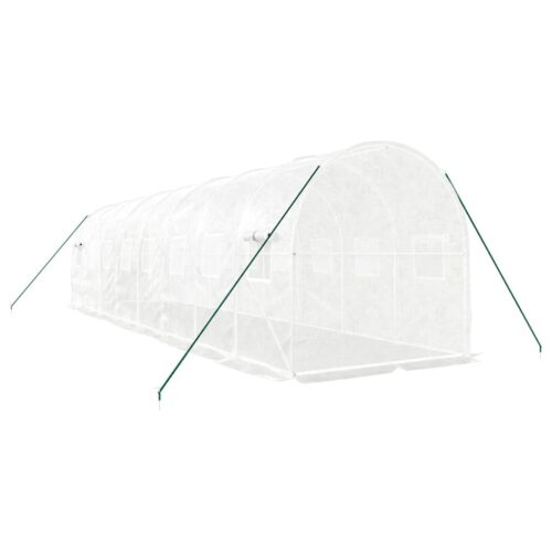 Greenhouse with Steel Frame White 16m 8x2x2m - Image 6