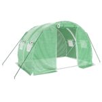 Greenhouse with Steel Frame Green 6m 3x2x2m