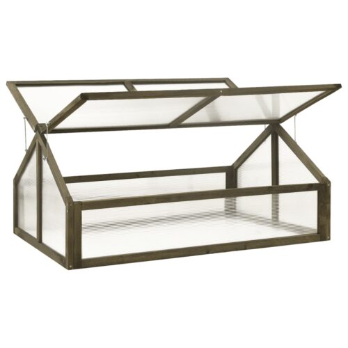 Garden Green Herbs Flowers Wood Box Planter Grey 114x80x50cm - Image 2