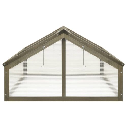 Garden Green Herbs Flowers Wood Box Planter Grey 114x80x50cm - Image 4