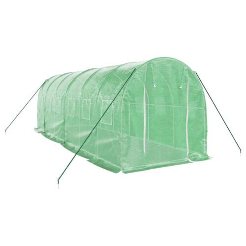 Greenhouse with Steel Frame Green 12m 6x2x2m - Image 3