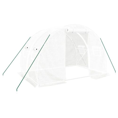 Greenhouse with Steel Frame White 6m 3x2x2m - Image 2