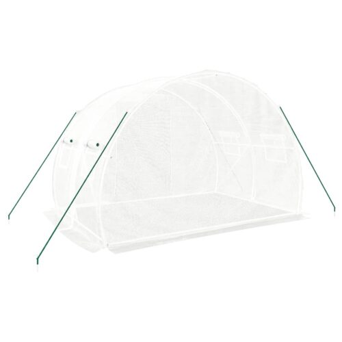 Greenhouse with Steel Frame White 6m 3x2x2m - Image 6