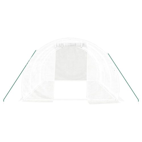 Greenhouse with Steel Frame White 12m 4x3x2m - Image 4