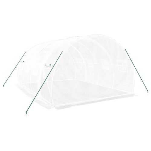 Greenhouse with Steel Frame White 12m 4x3x2m - Image 6